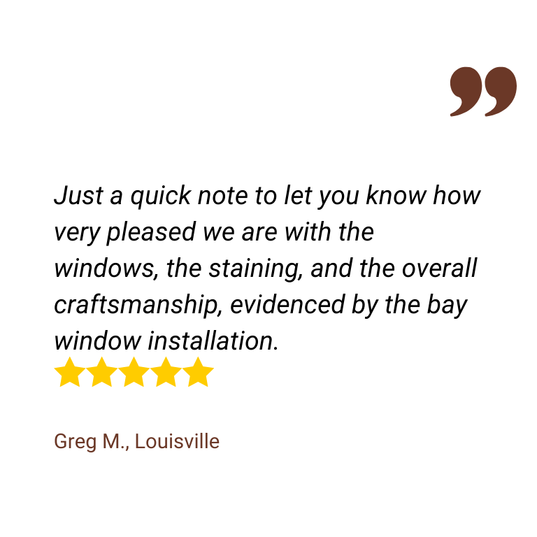 Five-star customer review of Colorado Window & Siding, number 4