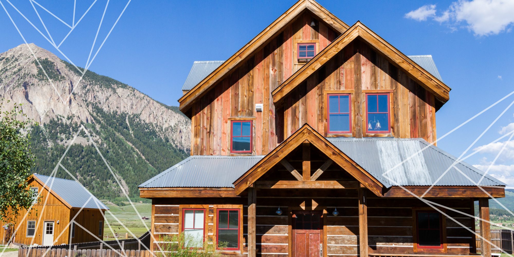 Colorado mountain home with new replacement windows and siding
