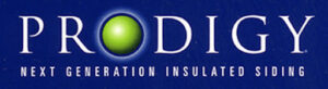 Prodigy Siding window and siding manufacturer logo