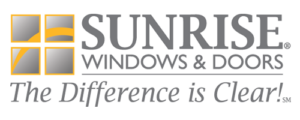 Sunrise window and siding manufacturer logo